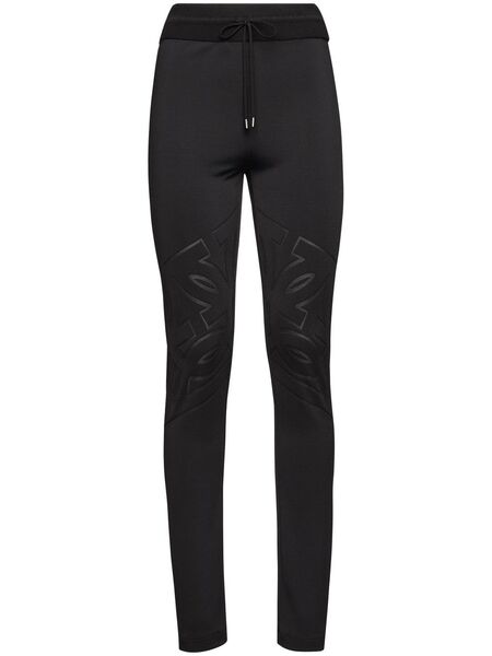  Ferragamo Logo-detail Drawstring Leggings - Black 