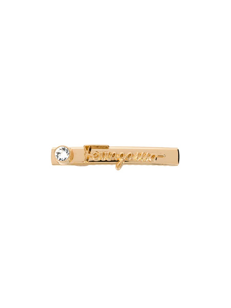  Ferragamo Logo-embellished Hairclip - Gold 
