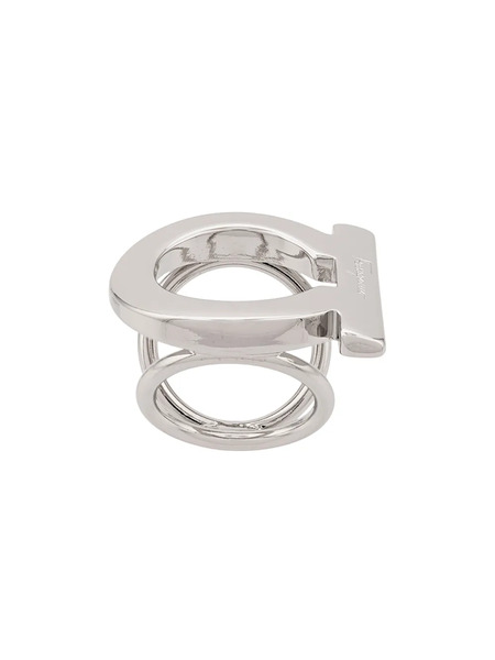  Ferragamo Logo Ring - Silver 