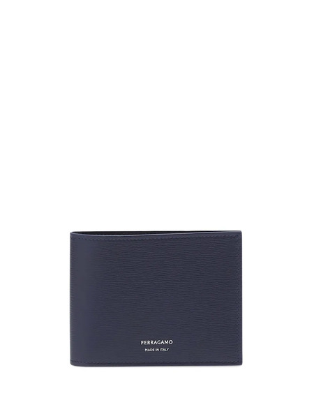  Ferragamo Logo-stamp Wallet - Blue 