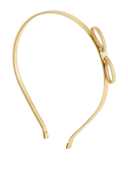  Ferragamo Mini-bow Headband - Gold 