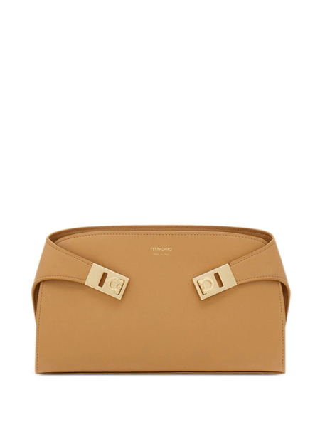  Ferragamo Mini Hug Crossbody Bag - Neutrals 