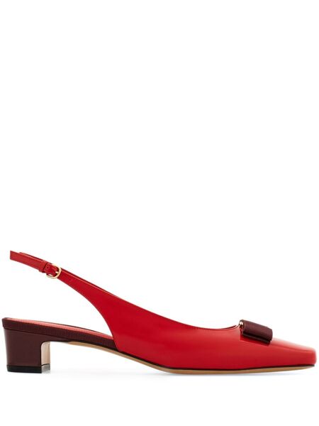  Ferragamo 30mm Vara Pumps - Red 