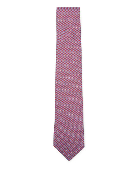  Ferragamo Patterned Tie - Red 