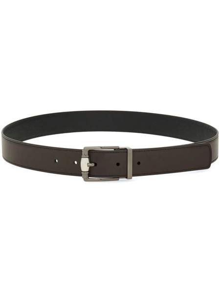  Ferragamo Reversible Leather Belt - Brown 