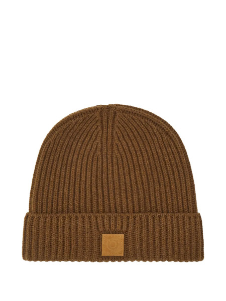  Ferragamo Ribbed-knit Beanie - Brown 