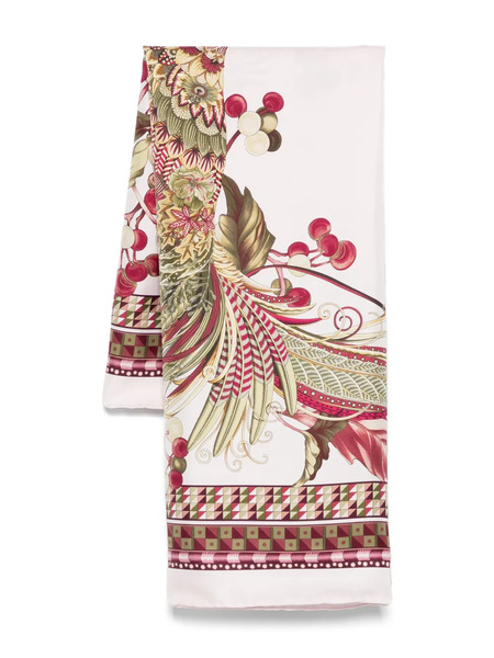  Ferragamo Silk Scarf - Pink 