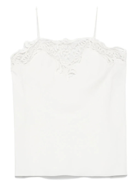  Ferragamo Silk Top - White 