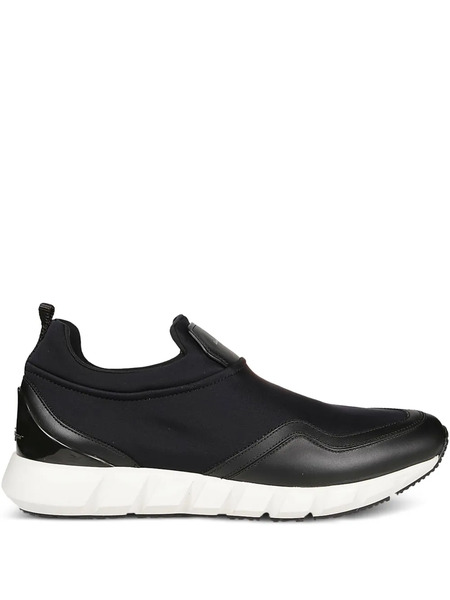  Ferragamo Slip-on Leather Sneakers - Black 