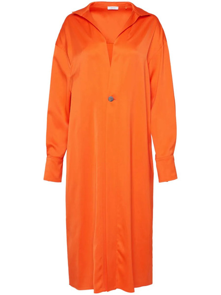  Ferragamo Spread-collar Button-fastening Shirt - Orange 