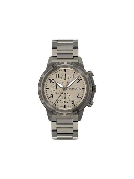  Ferragamo Stainless Steel 44mm - Grey 
