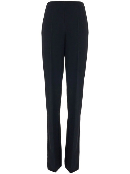  Ferragamo Straight-leg Pleated Trousers - Black 