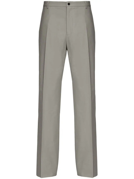 Ferragamo Straight-leg Tailored Trousers - Grey 