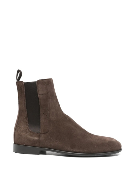  Ferragamo Suede Chelsea Boots - Brown 