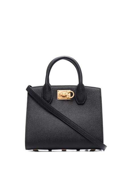  Ferragamo The Studio Tote Bag - Black 