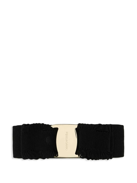  Ferragamo Vara Bow Hair Clip - Black 