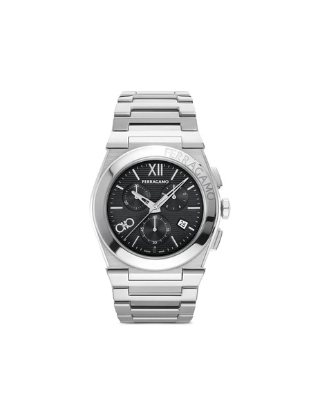  Ferragamo Vega Chrono 42mm - Black 