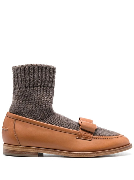  Ferragamo Viva Vara-bow Boots - Brown 