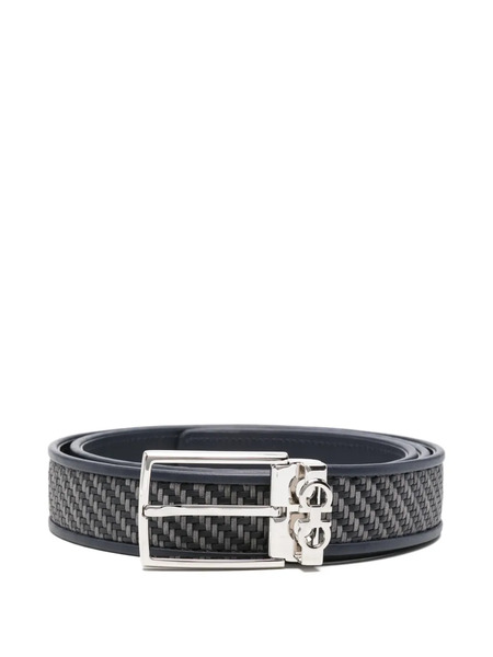  Ferragamo Woven Belt - Blue 
