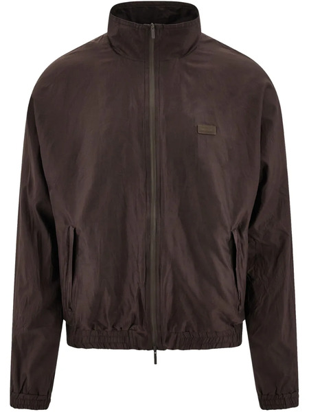  Ferragamo Zip-up Bomber Jacket - Brown 
