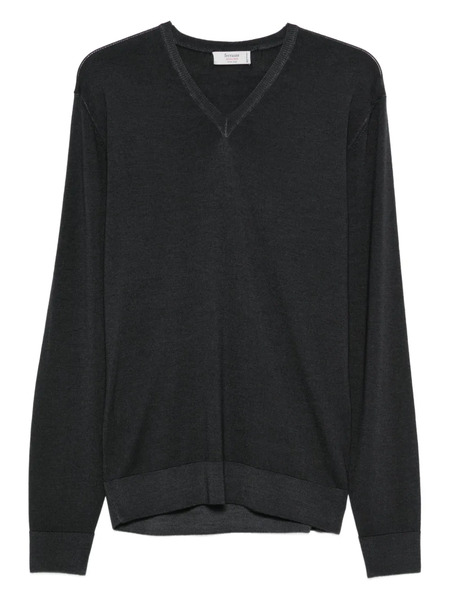  Ferrante V-neck Sweater - Grey 