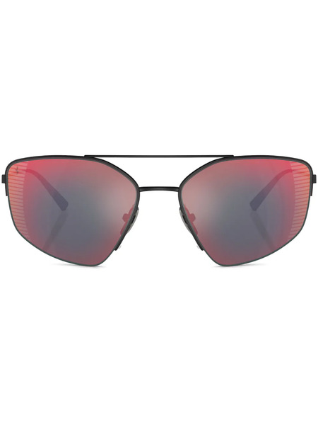  Ferrari Geometric-frame Glasses - Black 