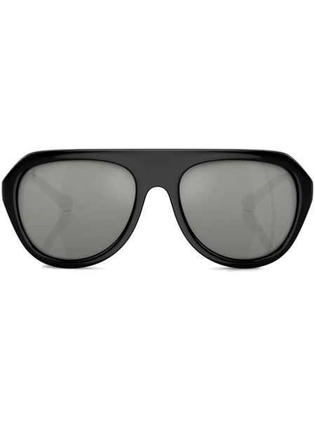  Ferrari Oval-frame Sunglasses - Black 