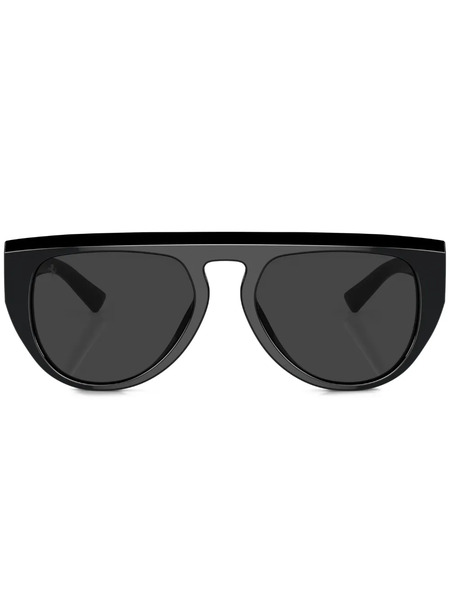  Ferrari Oval-frame Sunglasses - Black 