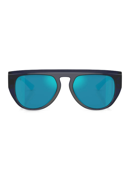  Ferrari Oval-frame Sunglasses - Blue 