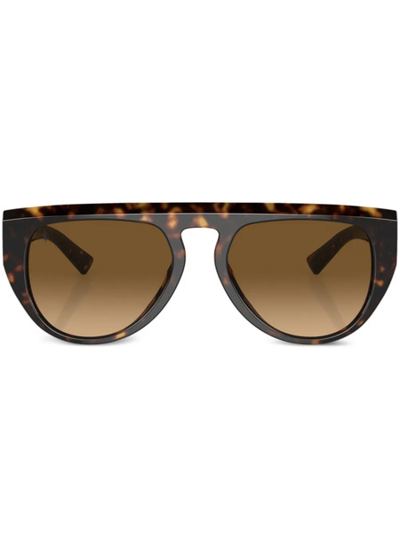  Ferrari Oval-frame Sunglasses - Brown 