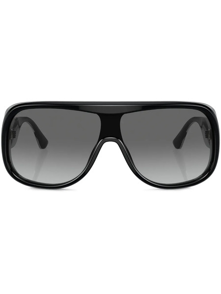  Ferrari Oversized Frame Sunglasses - Black 