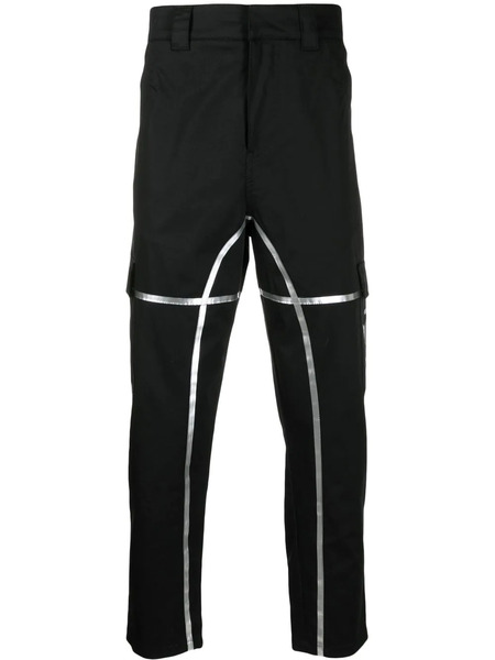 Ferrari Panelled Tapered Trousers - Black 