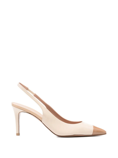  Festa Milano Cap-toe Slingback Pumps - Neutrals 
