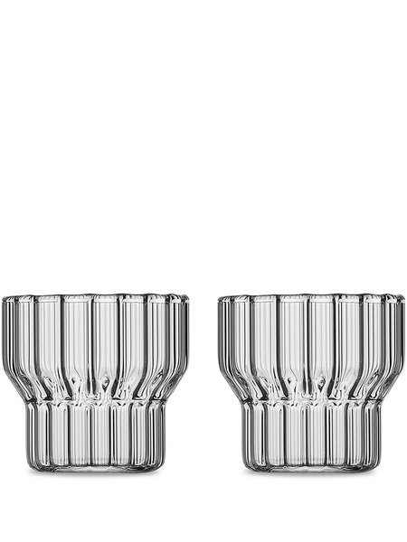  Fferrone Design Boyd 2-piece Glass Set - Neutrals 