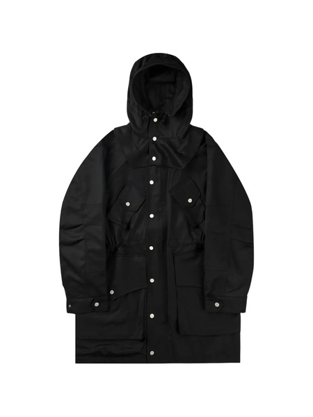  Fffpostalservice Hooded Parka Coat - Black 