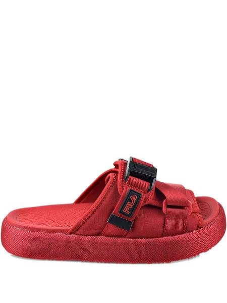  Fila Atlas Buckle-strap Slide - Red 