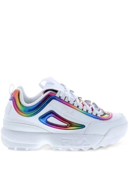  Fila Disruptor 2 Rainbow Chrome Sneakers - White 
