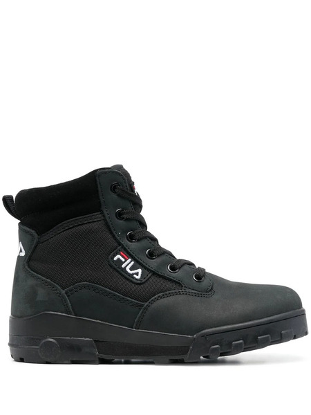  Fila Grunge Lace-up Ankle Boots - Black 