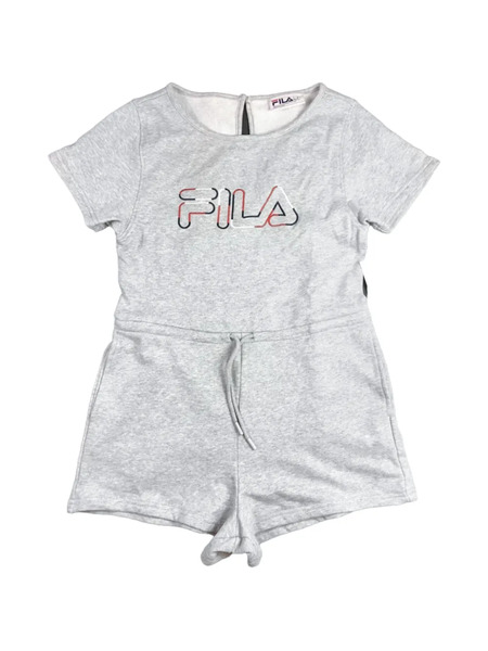  Fila Logo-detail Playsuit - Grey 