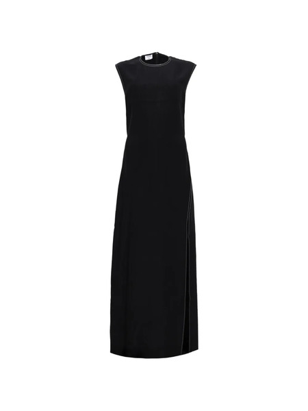  Filippa K Contrast Stitching Dress - Black 