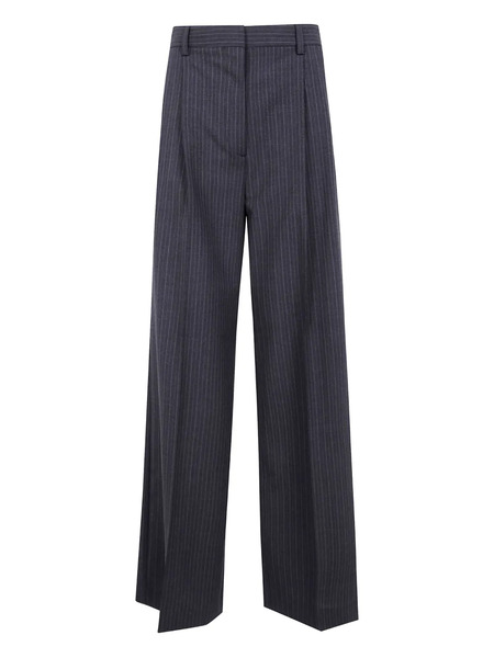 Filippa K Darcey Pinstripe Pleated Trousers - Grey 