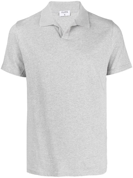  Filippa K Fine-knit Polo Shirt - Grey 