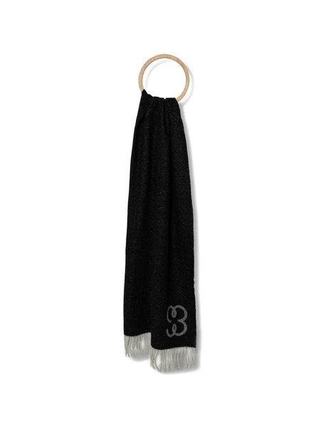  Filippa K Fringe-hem Scarf - Black 