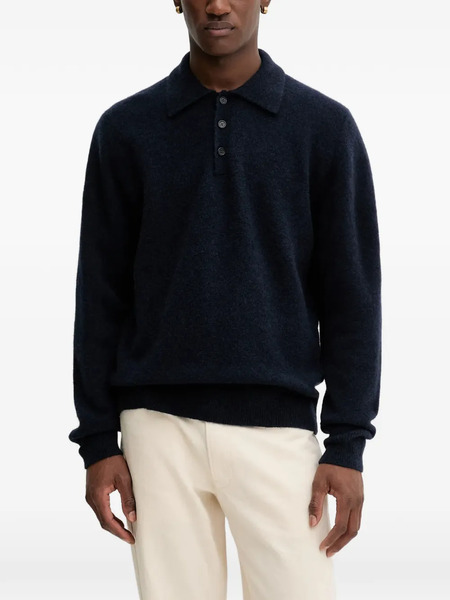  Filippa K Knitted Polo Shirt - Blue 