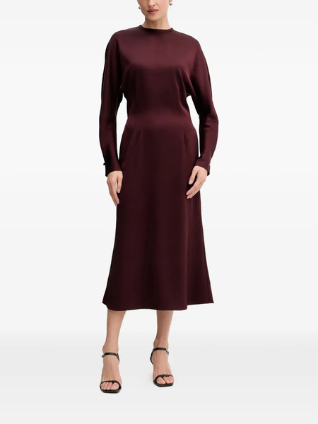  Filippa K Long-sleeve Midi Dress - Red 