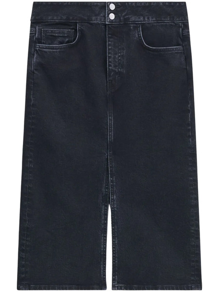  Filippa K Trucker Denim Skirt - Black 