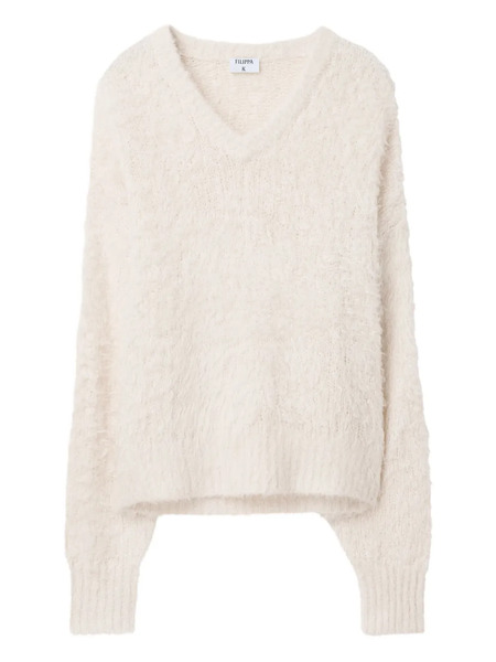  Filippa K V-neck Sweater - White 
