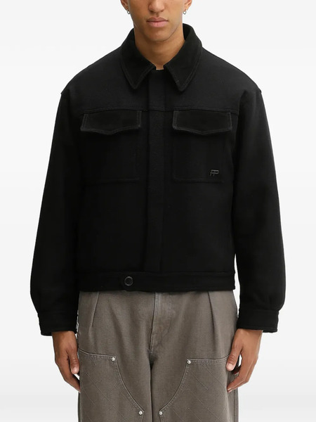  Filling Pieces Box Varsity Jacket - Black 
