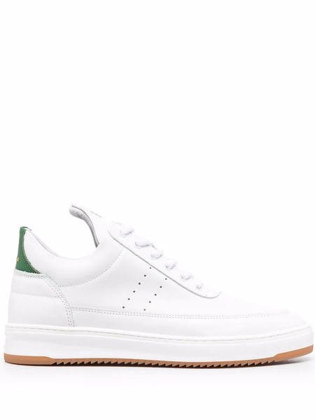  Filling Pieces Branded Heel-counter Sneakers - White 
