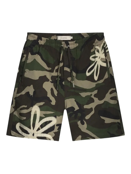  Filling Pieces Camouflage-pattern Shorts - Green 